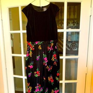 floral print flare leg jumpsuit